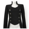 Women Gothic Coat Victorian Tailcoat Steampunk Tailcoat Halloween Jacket